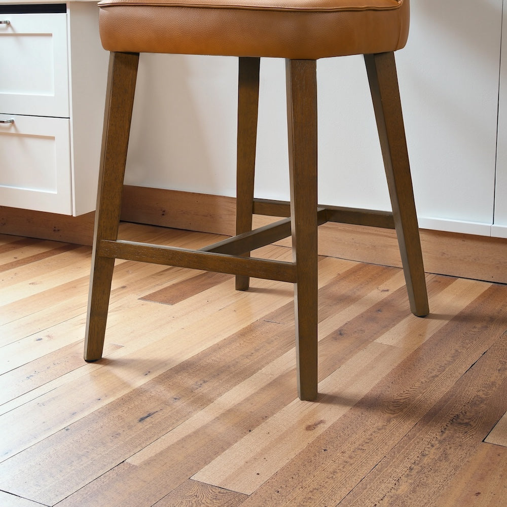 Peoria Elegant Mid-Century Modern Counter Stool For Kitchen Island
