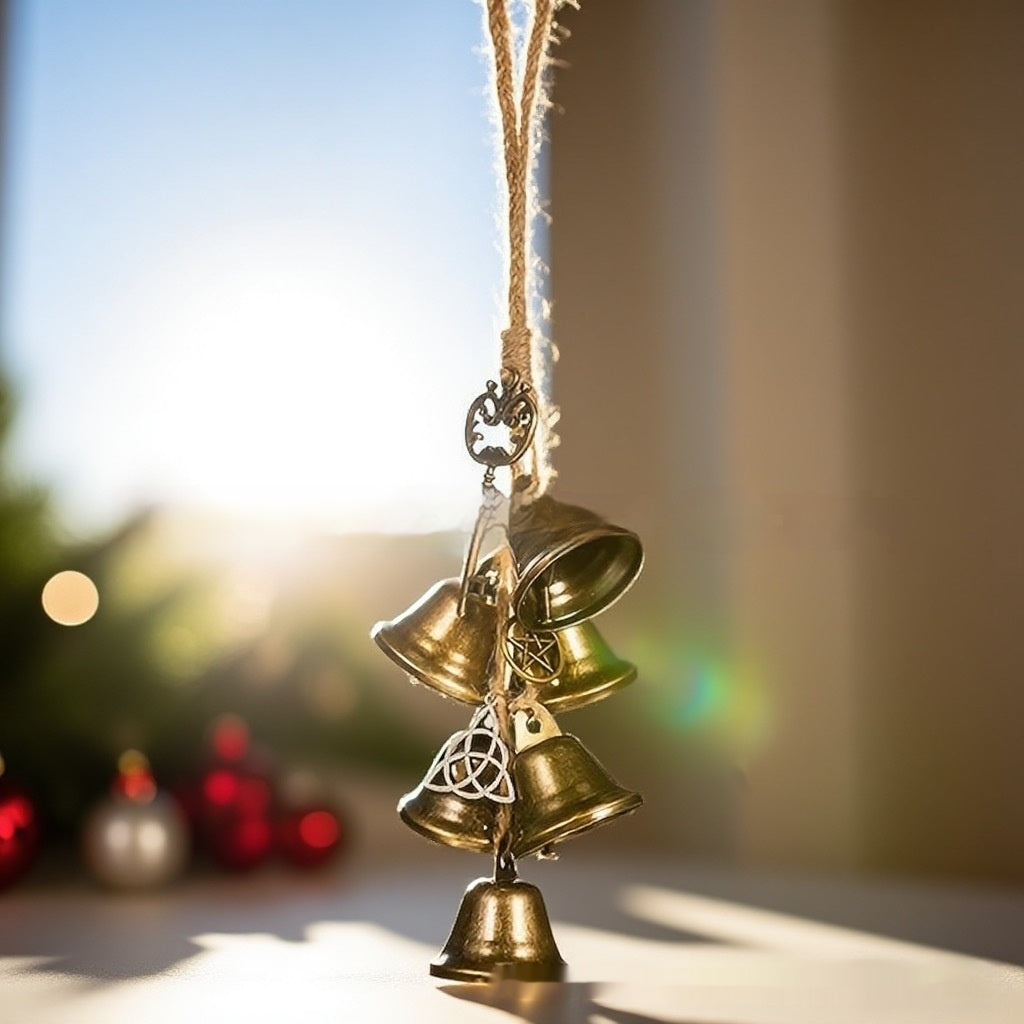 Large Metal Wind Chime Outdoor Decor Handmade Alloy Pendant Garden Decoration