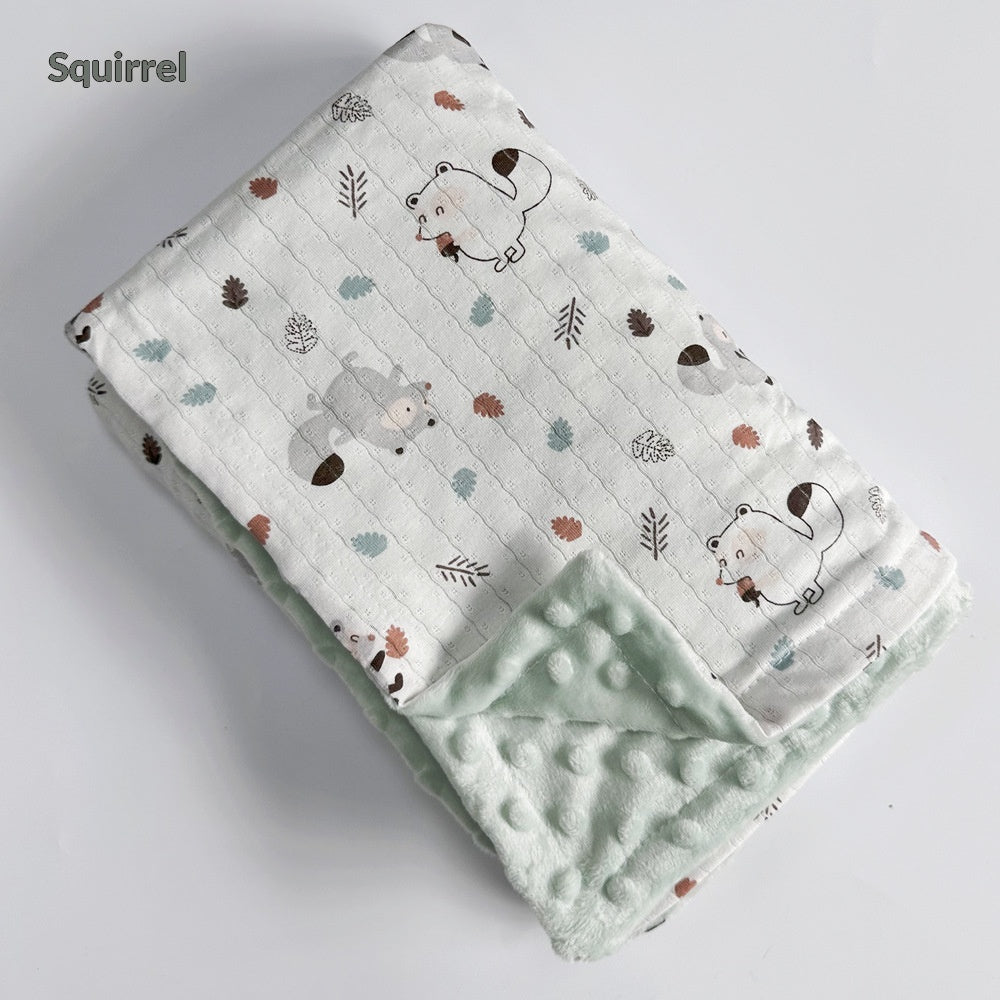 Baby Beanbag Blanket - Soft Cotton Nursery Bedding for Newborns & Toddlers