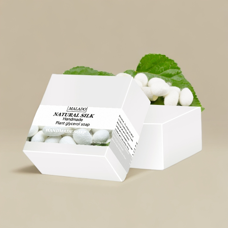 Square Silk Soap Bar 100g - Gentle Body Care Product