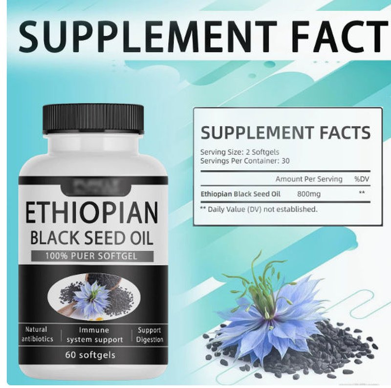 Black Seed Oil 60 Soft Capsules