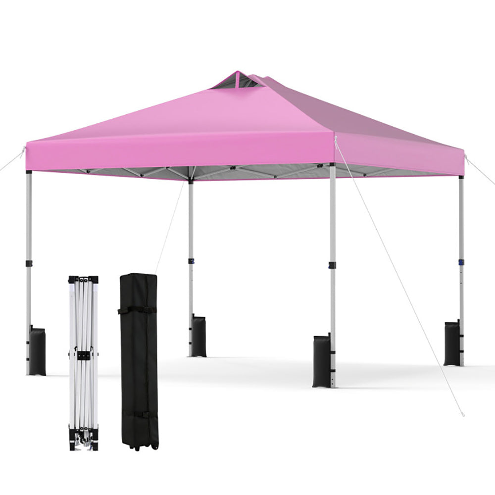 10x10 Pop Up Canopy Tent with Storage Bag - Multiple Colors