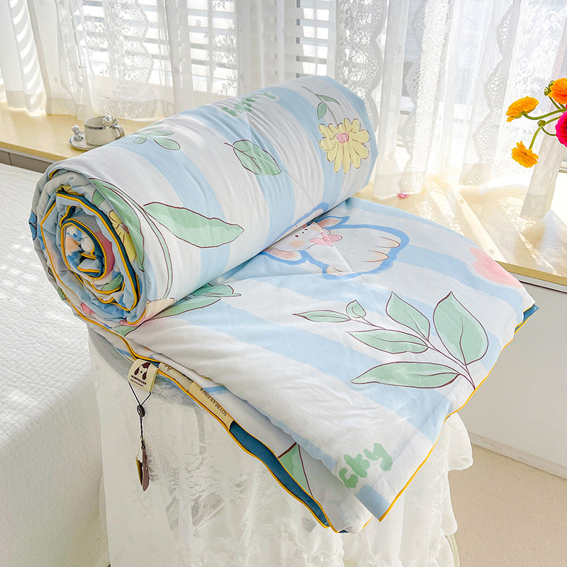Double Layer Soybean Quilt for All Seasons - Multiple Sizes & Patterns