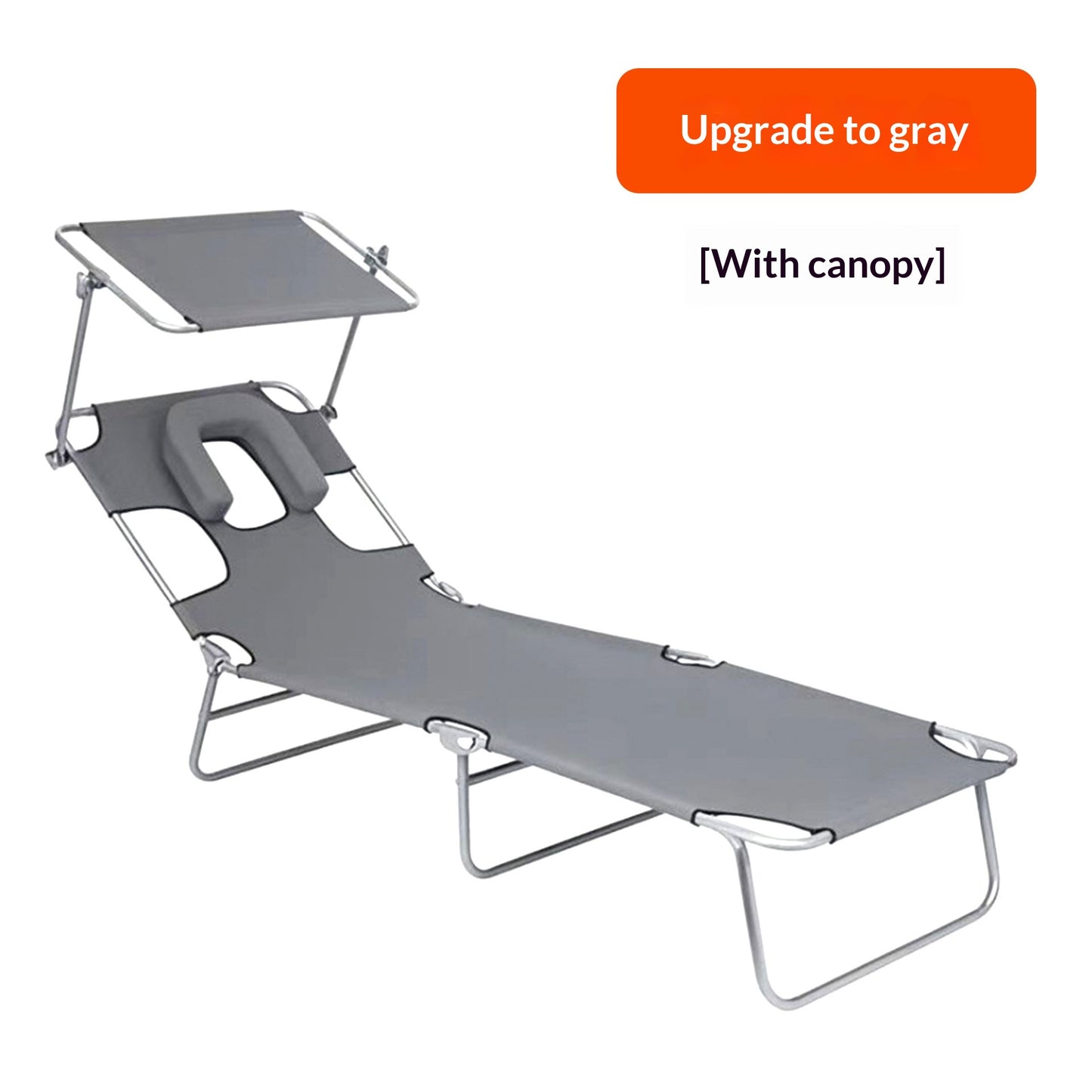 Multifunctional Folding Bed with Detachable Pillow for Office and Beach Use