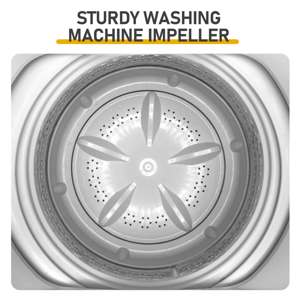 Full-Automatic Washing Machine Top Load Portable Compact Laundry