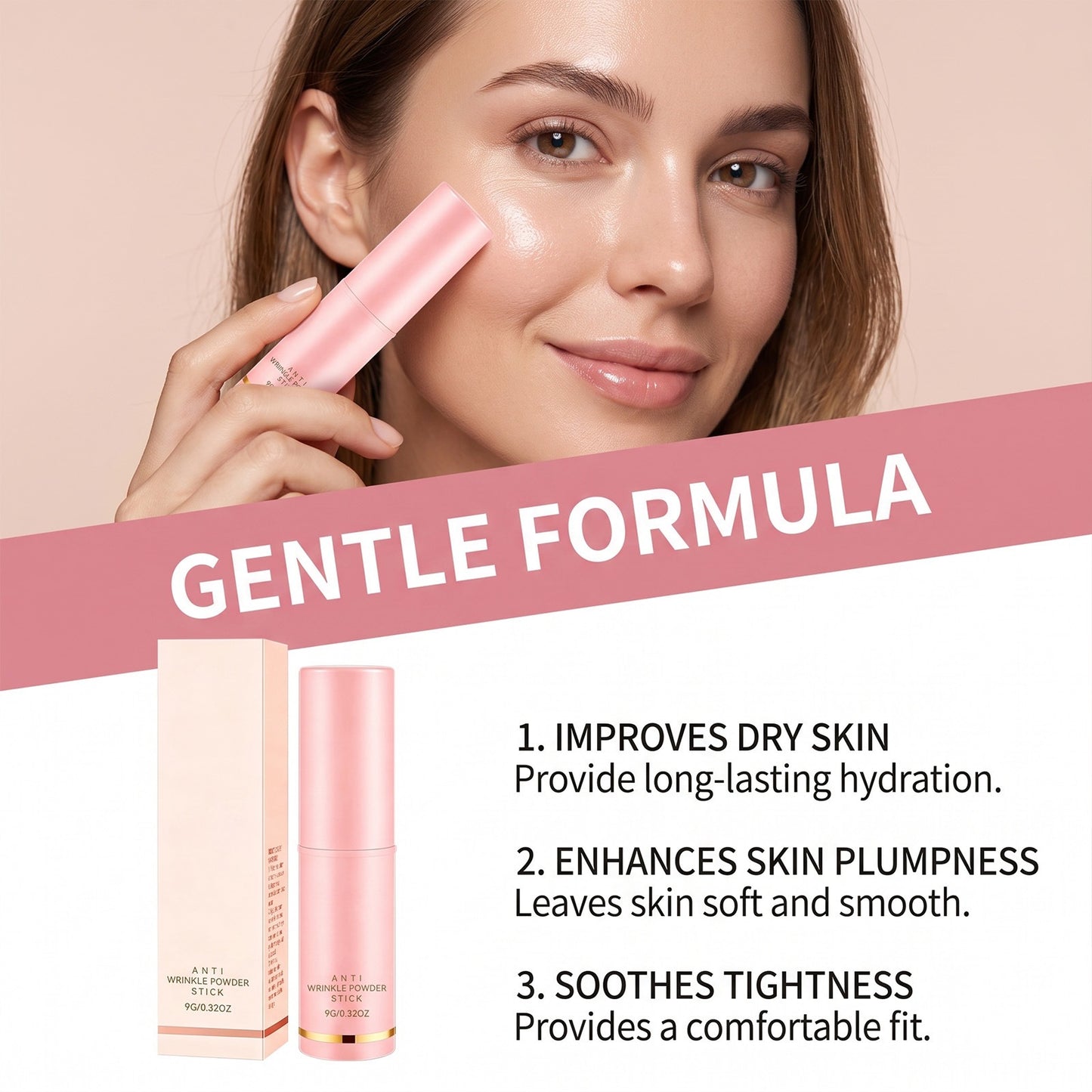 Collagen Moisturizing and Firming Face Stick - 9g Skin Care Tool