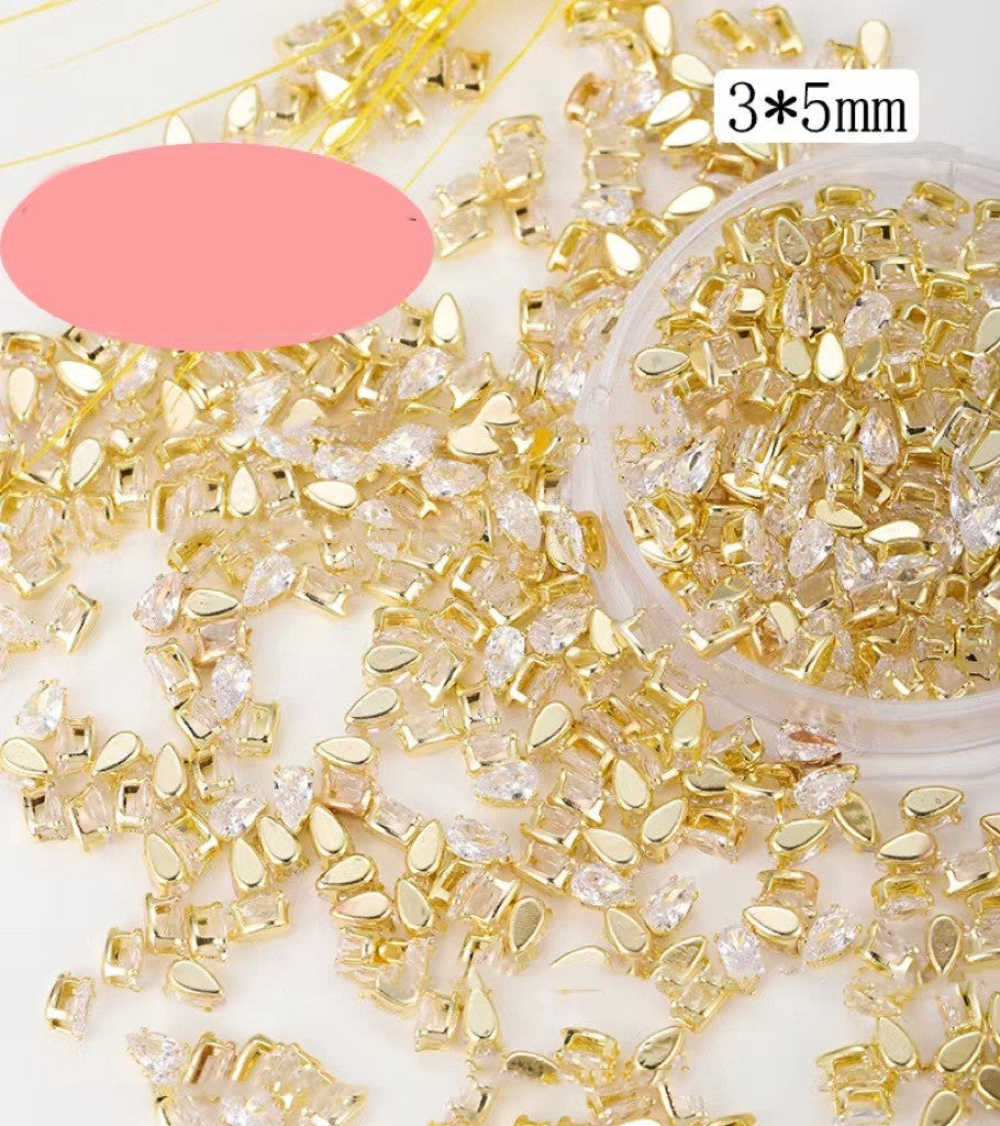 Zircon Nail Art Charms - 50PCS Rhinestones