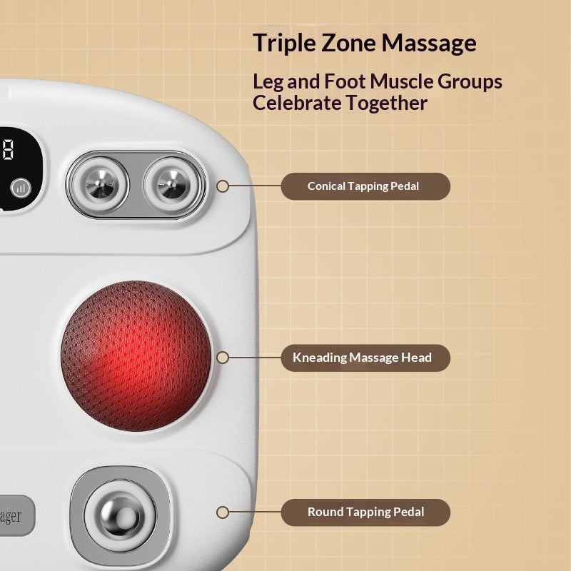 Automatic Foot Massager with Heat Therapy & Remote Control