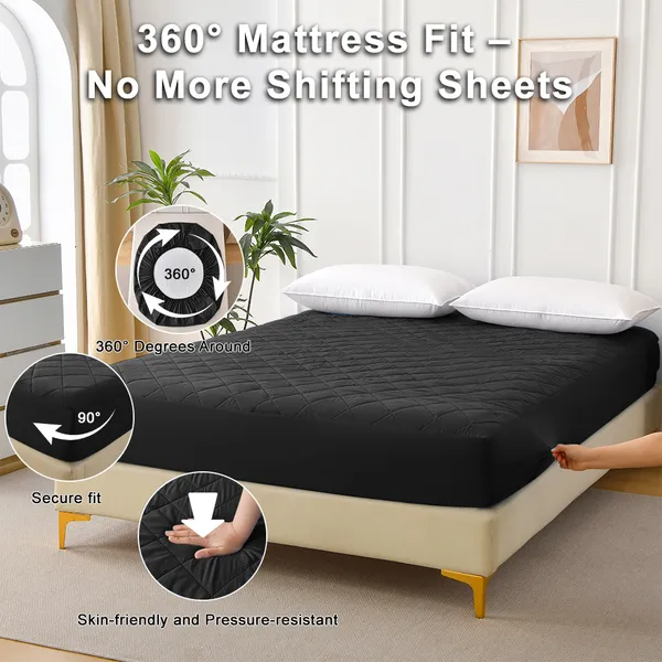 Ultrasonic Waterproof Mattress Protector - Multiple Sizes