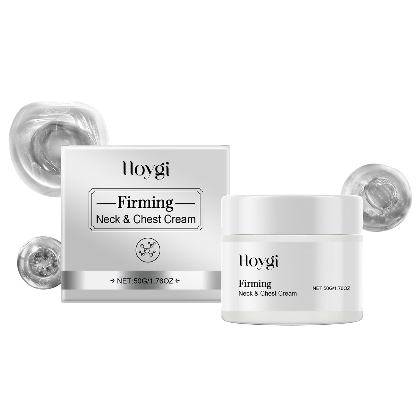 Firming Neck Cream - Moisturizing Anti-Aging Skin Care Treatment, 50g
