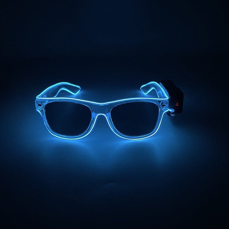 LED Goggles Nightclub Dance Party Props - Colorful Light-up Costume Accessories