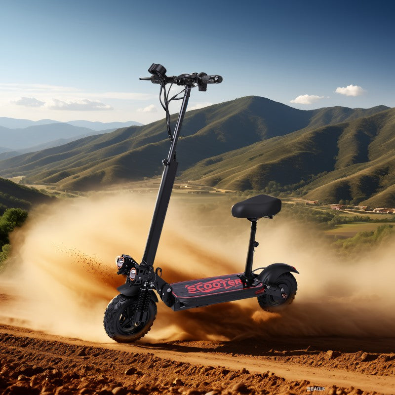 Electric Scooter D02 Pro - 1200W, 48V 18Ah, Off-Road