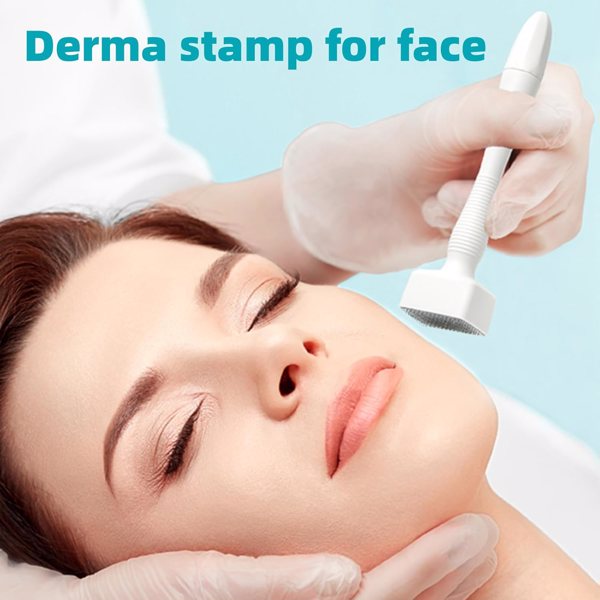 0.25mm Titanium Microneedle Roller for Face - Ergonomic Skin Care Tool