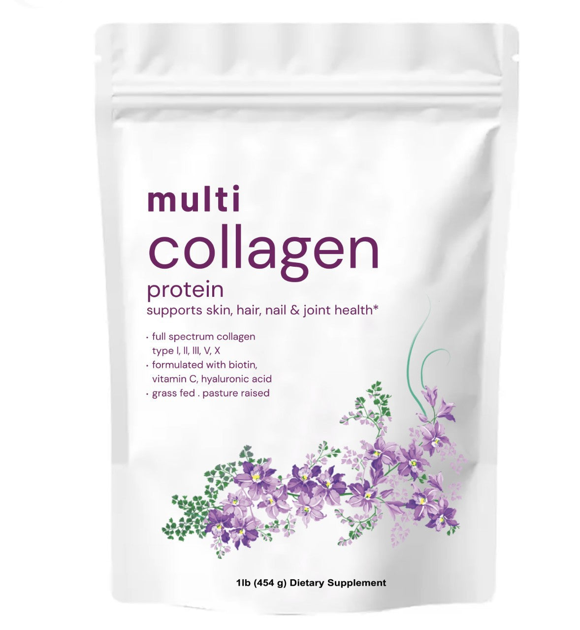 Multi-Collagen Peptide Powder for Health & Beauty - Bag