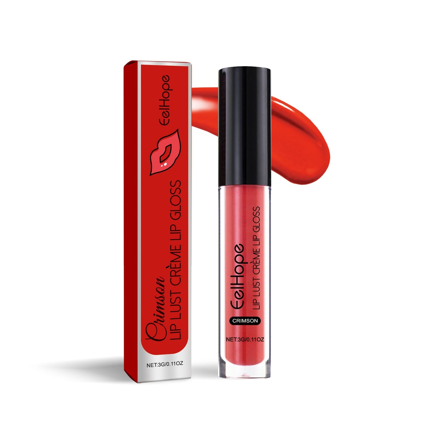 Waterproof Lip Gloss - Hydrating Lip Shine with Glycerin & Vitamin E