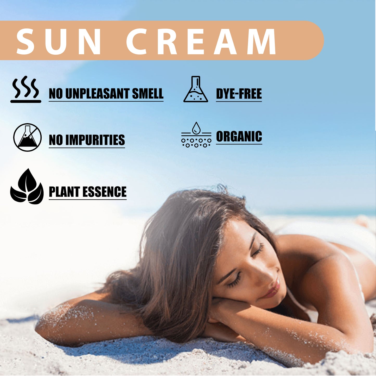 Rice Moisturizing Face Cream with Ginseng & Green Tea Extract - 50ml