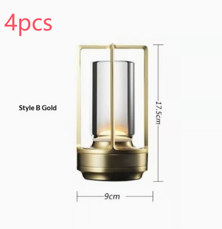 Portable Touch Control LED Night Light with 5000mAh Battery for Bedroom Camping & Home