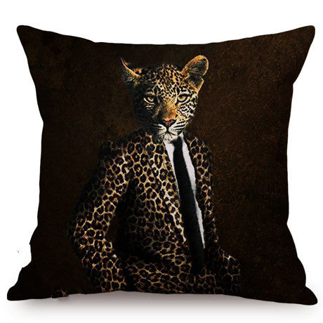 3D Animal Wolf Series Car Pillowcase Cushion Cover - Home Textiles