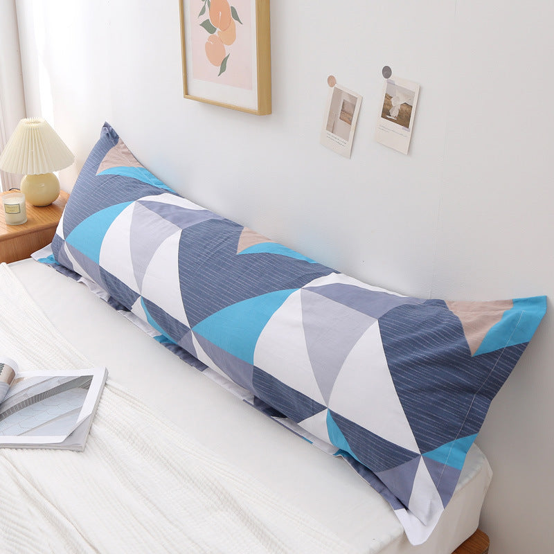 Double Cotton Pillowcase with Cartoon Prints - 48x120cm Home Textiles