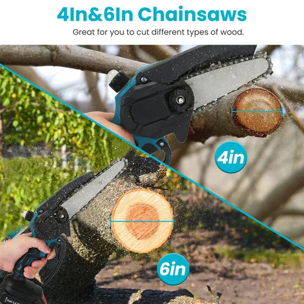 4-in-1 Electric Pole Pruning Shears & Tree Trimming Saw with Adjustable Head