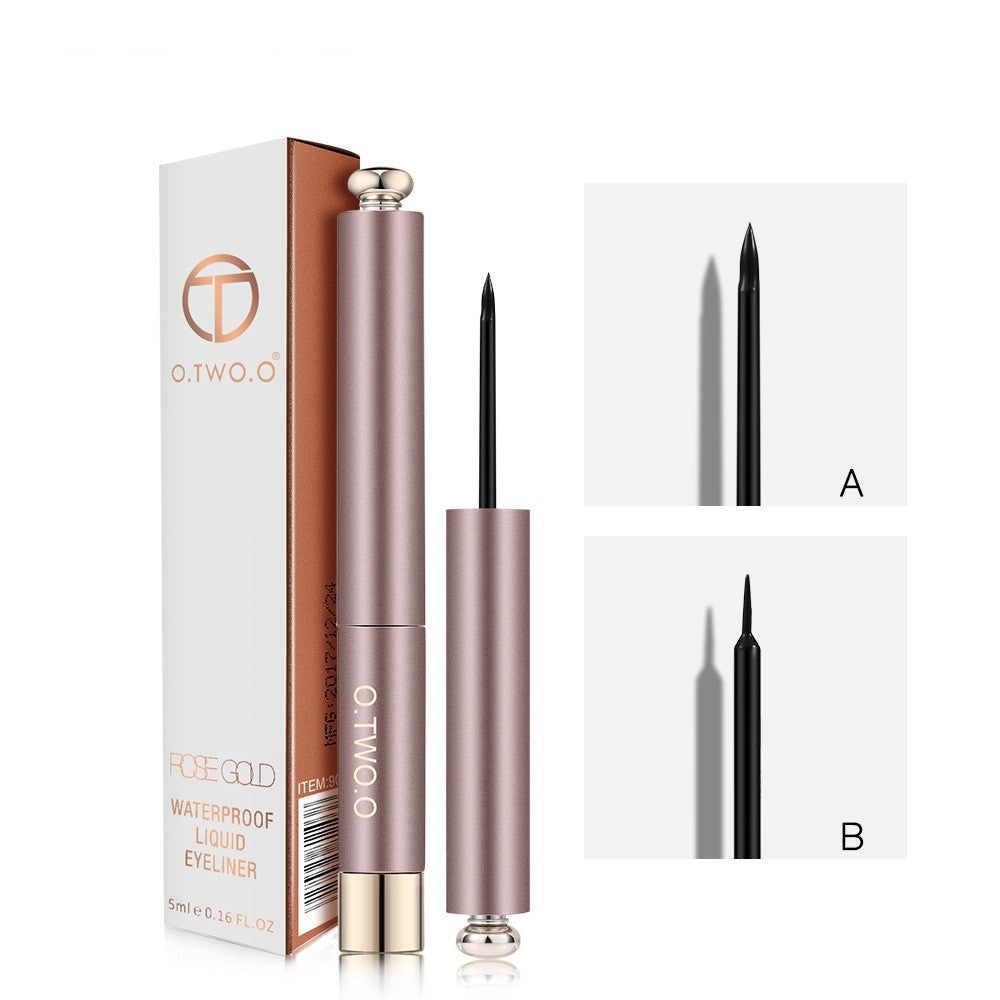 Waterproof Liquid Eyeliner with Quick Dry Formula - No Halo, Beginner Friendly
