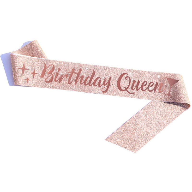 Party Crown Belt Set for Birthday Celebration - Multiple Styles