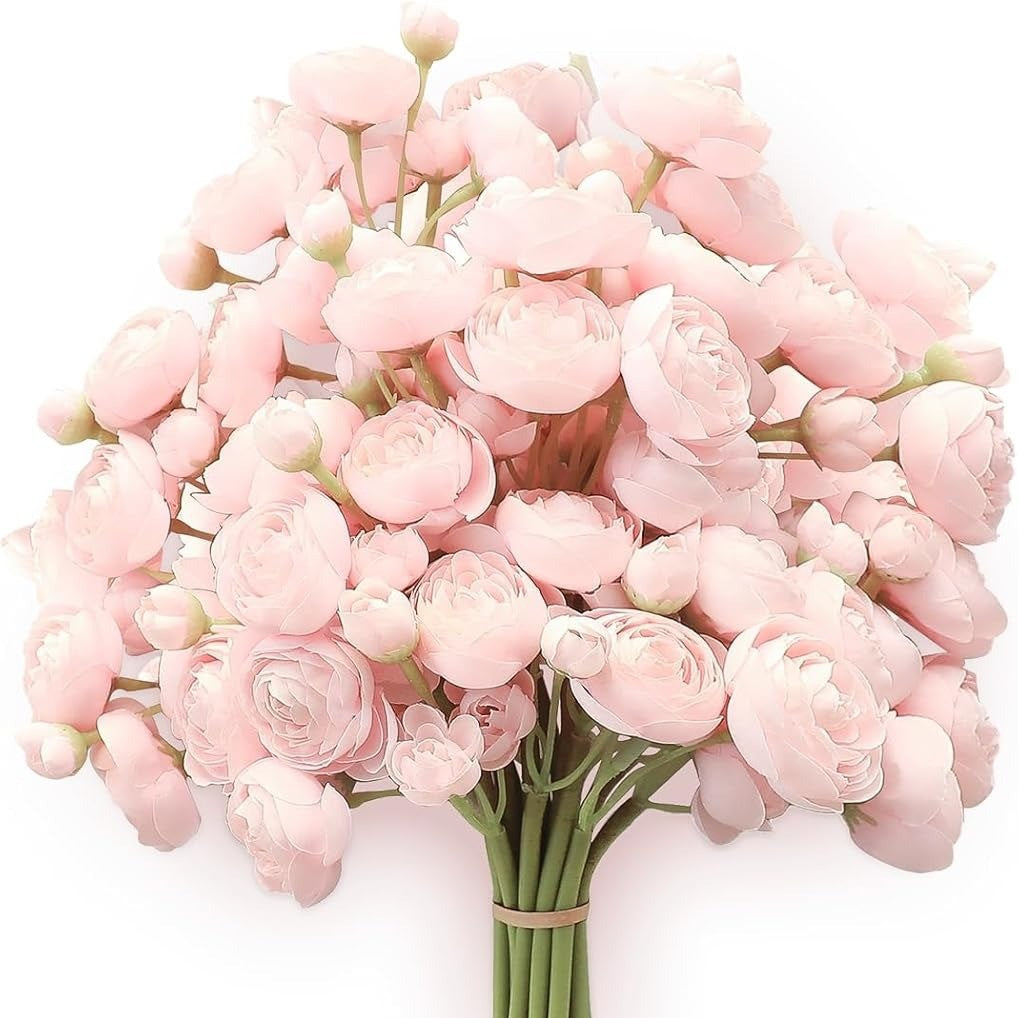 Mini Bridal Bouquet Decorative Flowers for Home & Wedding - 6pcs