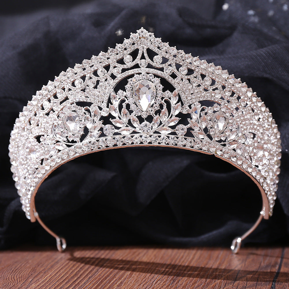 Rhinestone Bride Crown Headwear