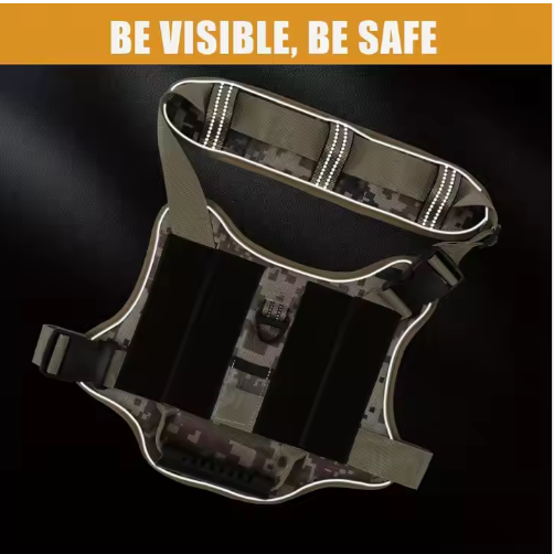 Adjustable Reflective Dog Harness with Control Handle No Pull Pet Vest for Training