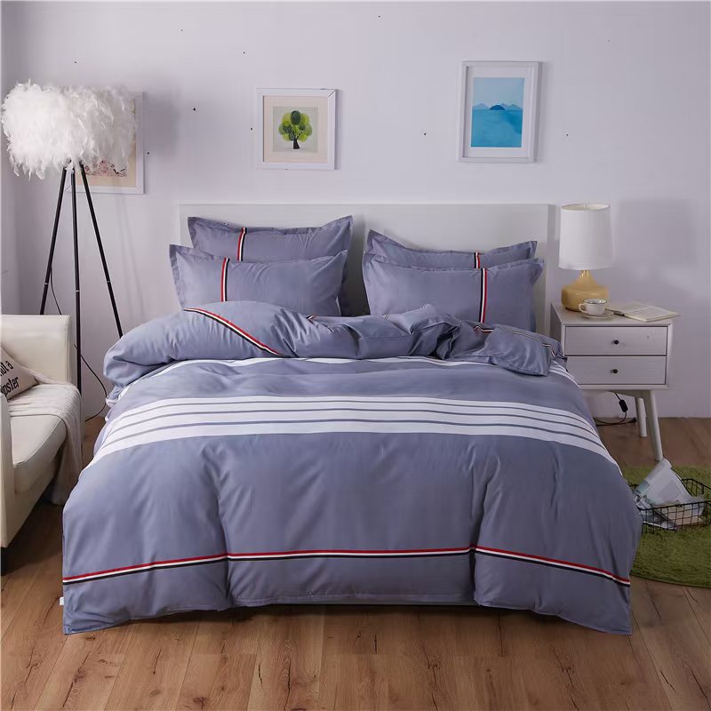 Four-Piece Bedding Set with Pillowcases and Quilt Cover - Multiple Sizes & Patterns