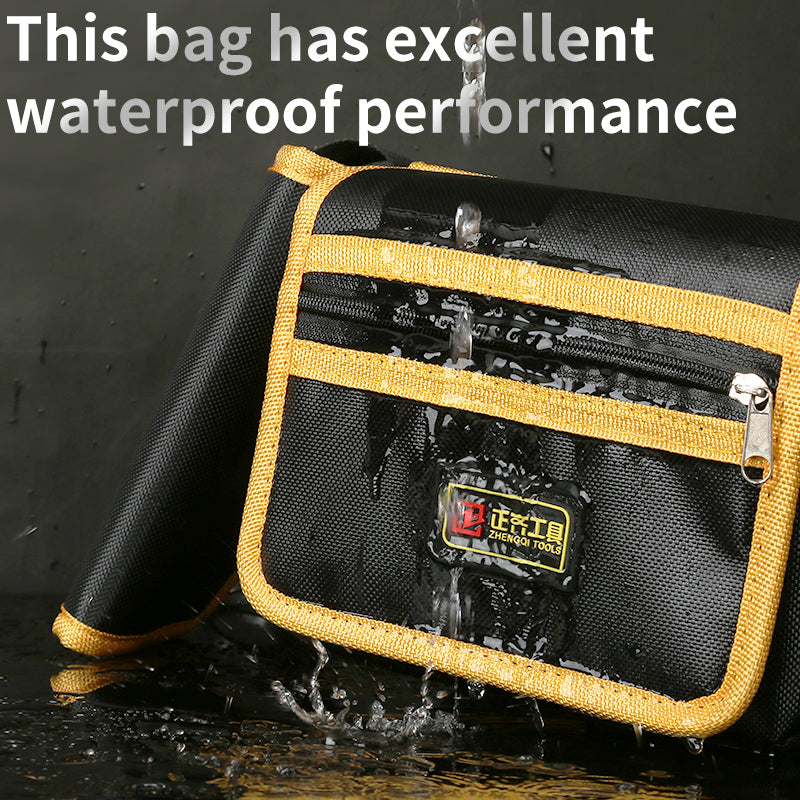 Electrician Tool Kit with Yellow Belt - Portable Durable Tool Bag for Repair & Storage