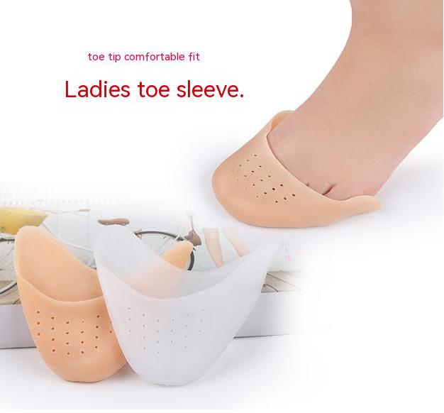 Soft Toe Tip Cover for Ballet Shoes - Breathable & Protective Half Insole