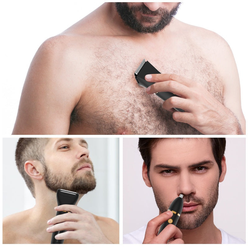 Men's Hair Clipper & Trimmer Kit – Battery Powered