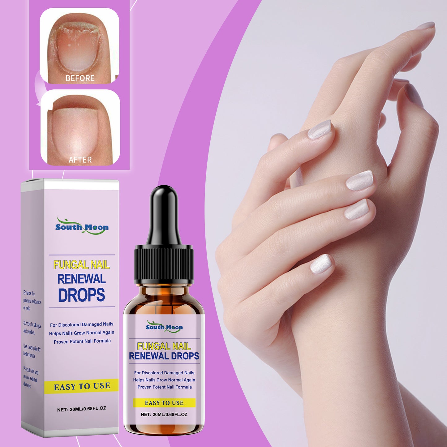 Nail Care Lotion - Moisturizing Rosemary and Sage Nail Treatment 20ml