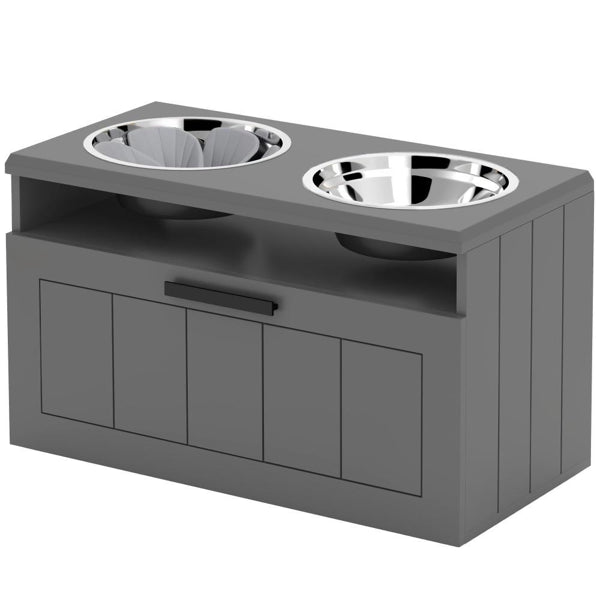 Elevated Dog Bowls - Pet Food & Water Dispenser for Dogs