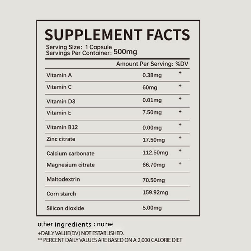 Ashwagandha Indian Ginseng Capsules 93.8g