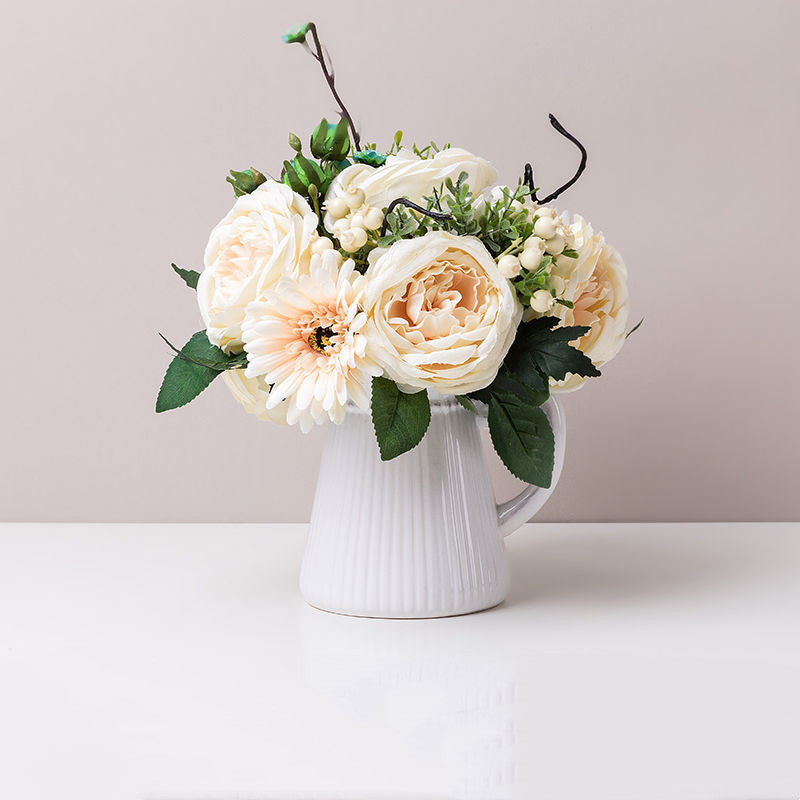 Ceramic Modern Vase for Living Room Floral Decor - Multi Styles