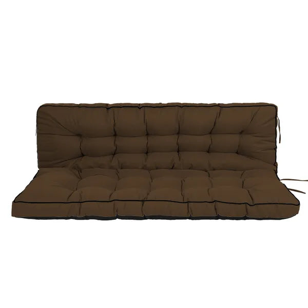 Outdoor Swing Cushions 55 Inch, Waterproof 4' Thick Porch Cushion