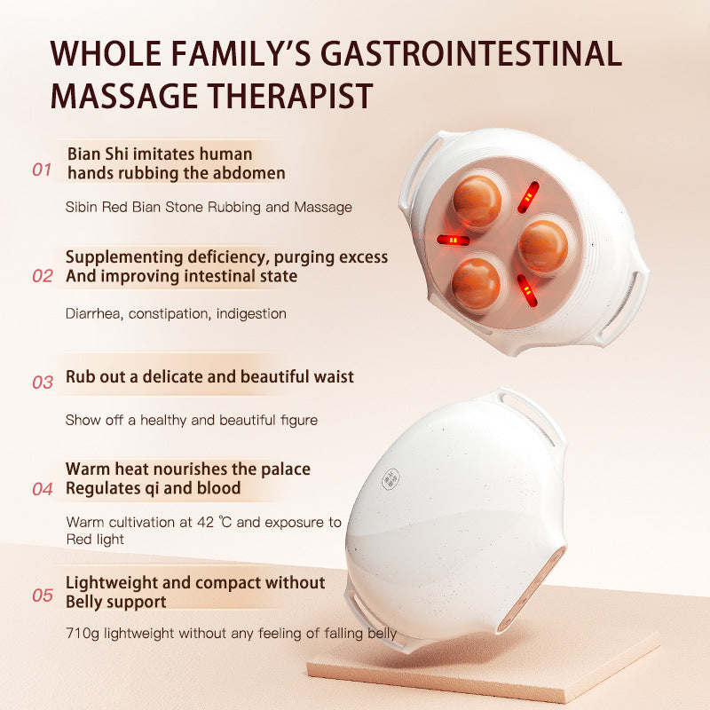 Electric Waist and Abdomen Massager with Hot Compress for Body Relaxation