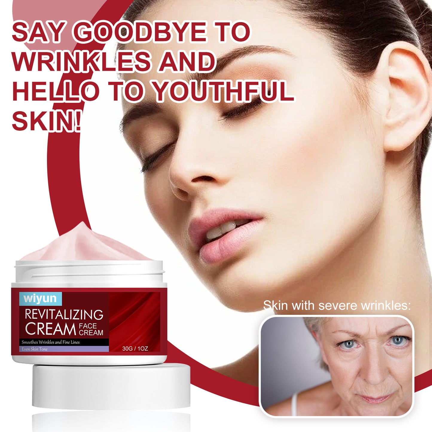 Retinol Anti-Wrinkle Face Cream - Moisturizing Firming & Brightening
