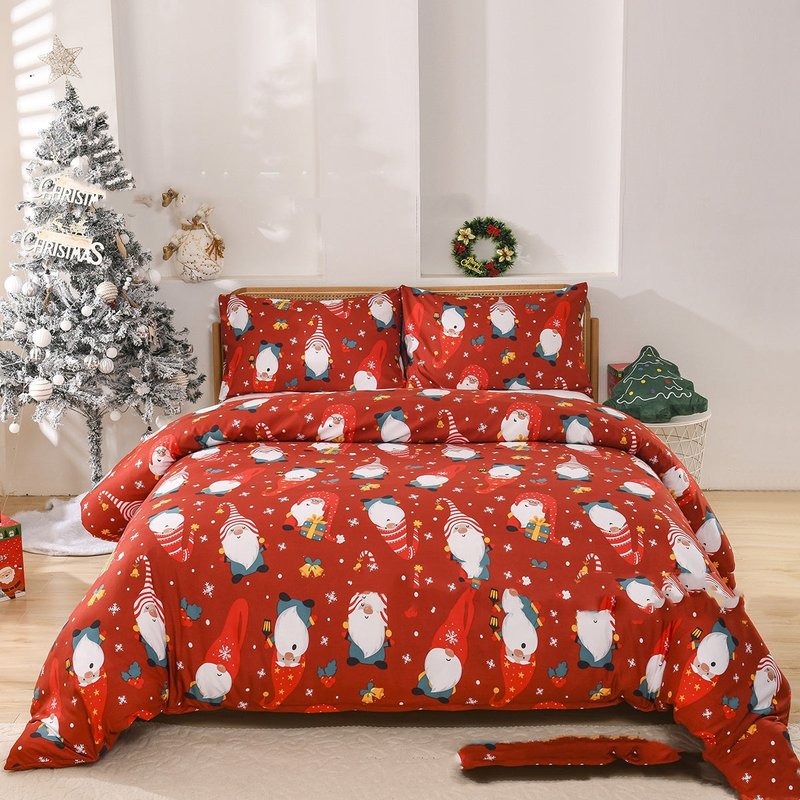 Christmas Eve Down Quilt Cover Bedding Set Multiple Sizes & Patterns