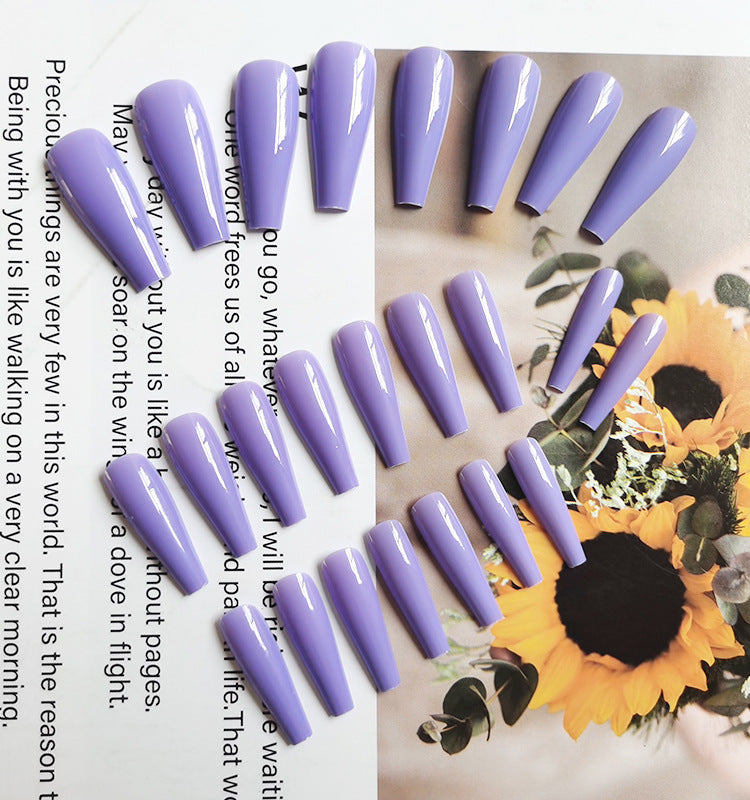 Long Nail Art Stickers and Decals Set - Multiple Colors for Elegant Nail Design