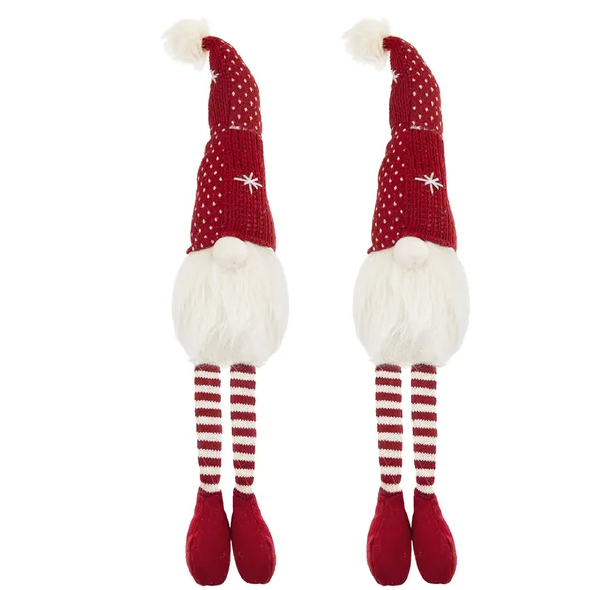 Christmas Gnome Decorations - 2pcs Festive Table Ornaments
