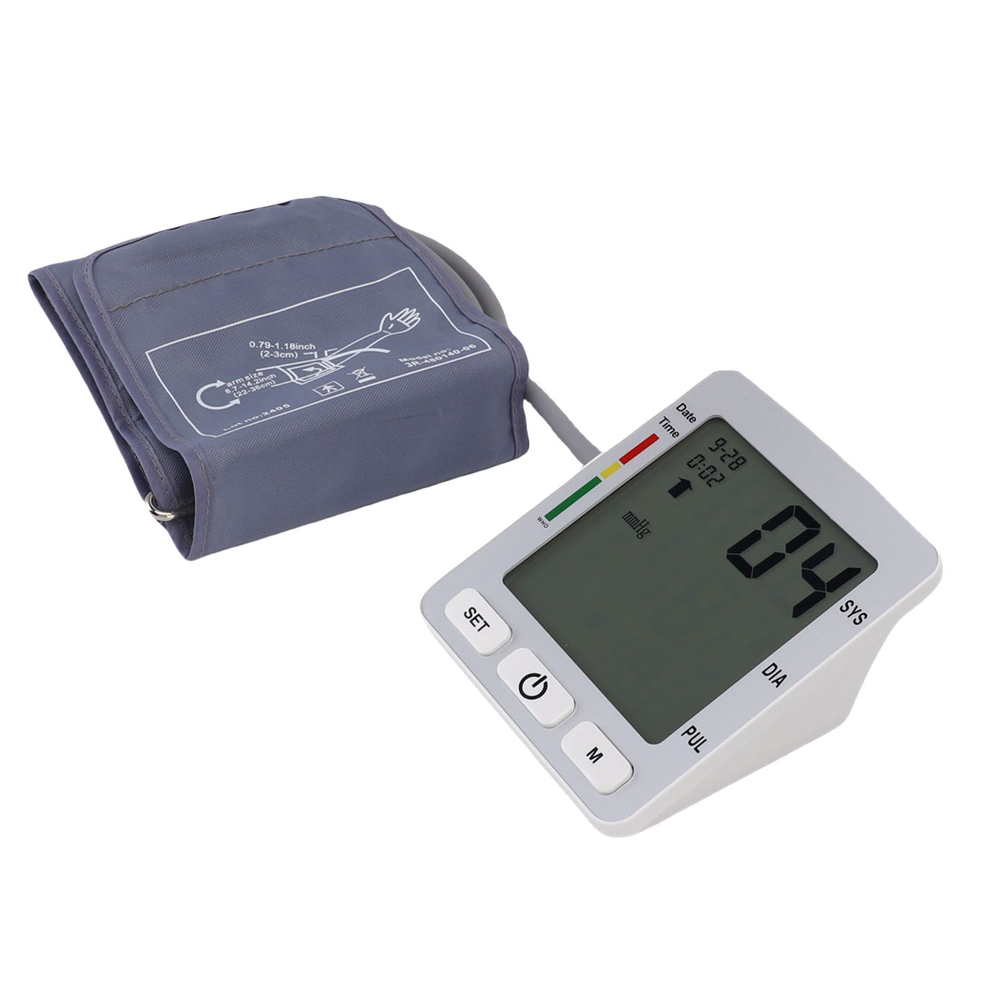 Arm BP Monitor With 8.66 - 14.17in Cuff 4.2in LCD Display 120 Reading