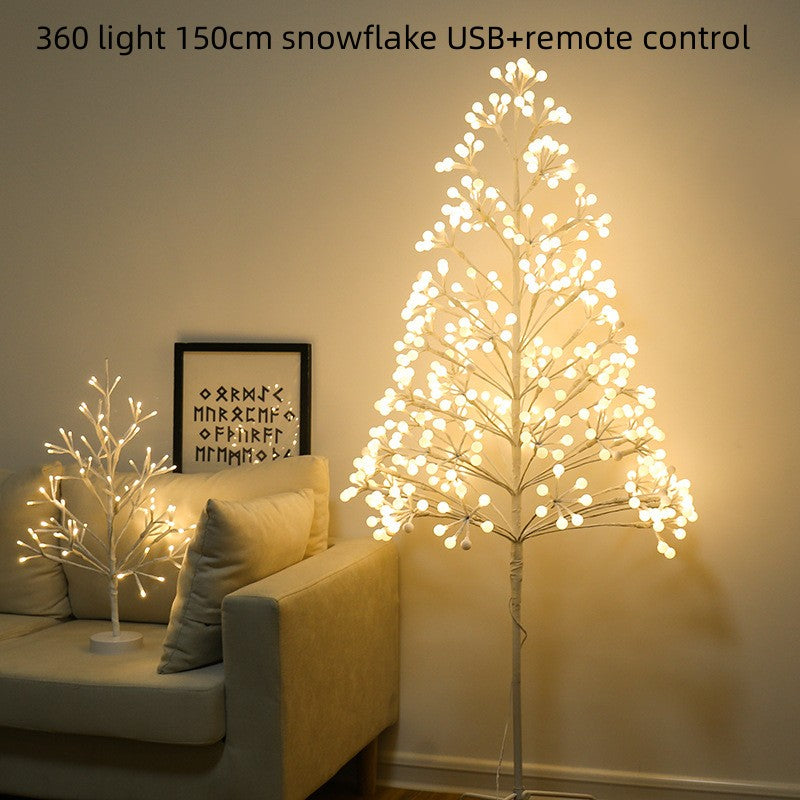 Colorful Glowing LED Ball Tree Lamp - USB Powered Party & Xmas Decor
