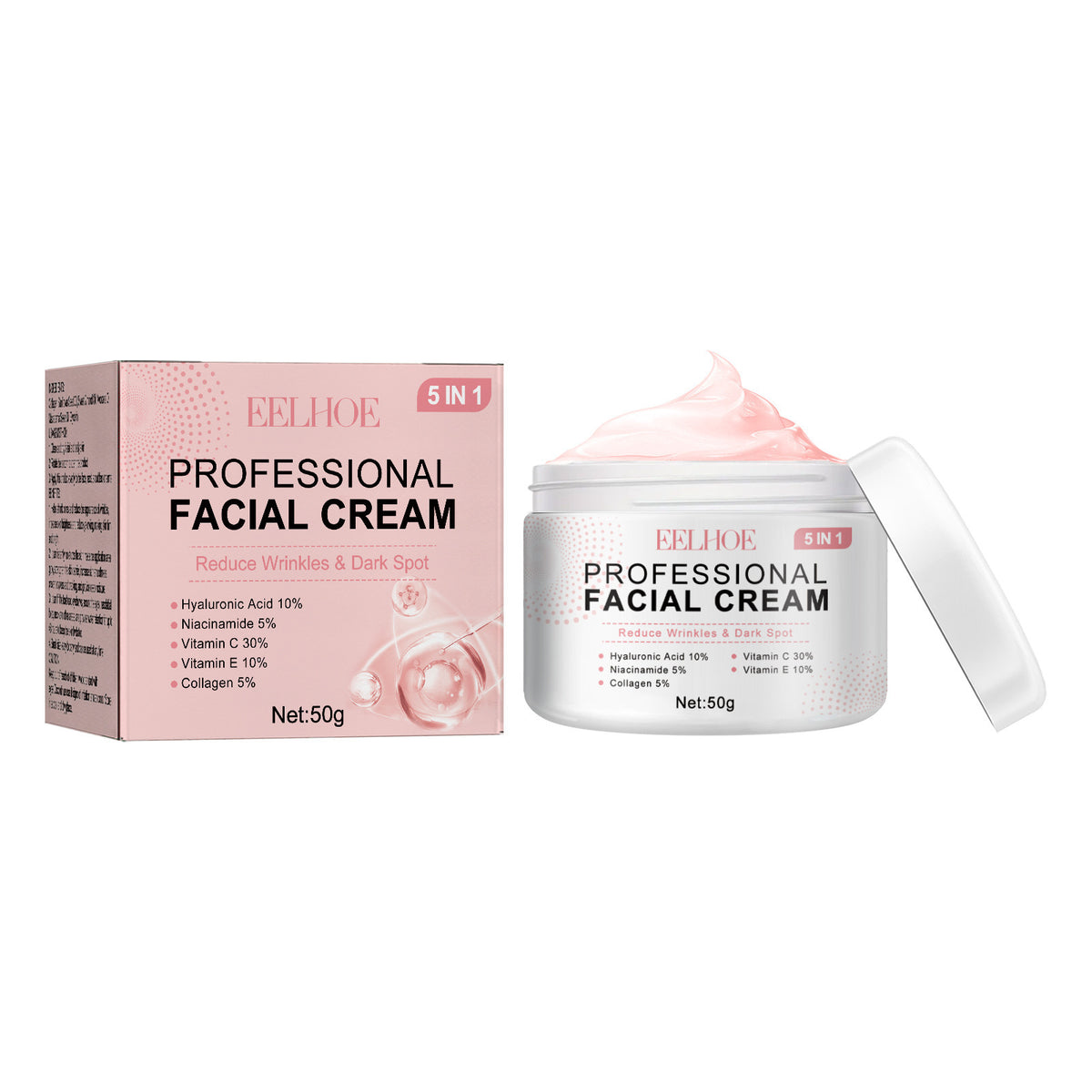 Gentle Facial Cleansing and Hydrating Moisturizer Set for Skin Repair and Firming