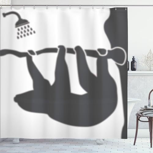 Punch-Free Shower Curtain - Modern Home Textiles for Bathroom Decor