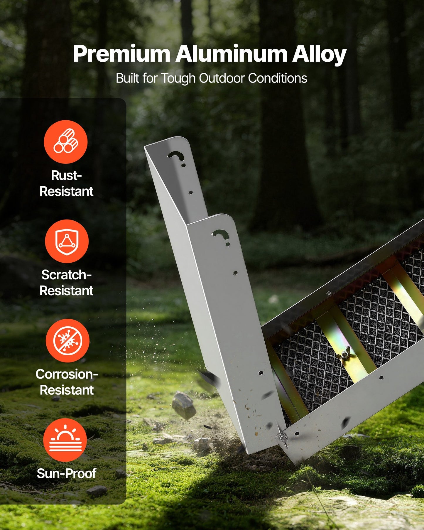 Portable Gold Sluice Box with Backpack & Gloves - 50 Inch Folding Aluminum Prospecting Equipment