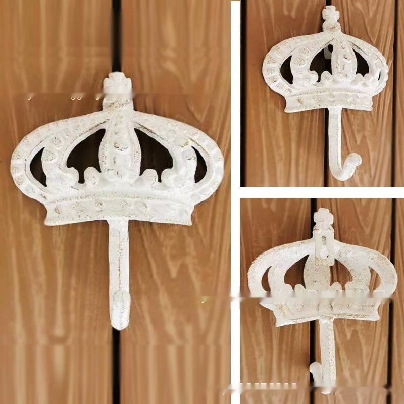 European Style Retro Metal Wall Hook Set Outdoor Garden Decor