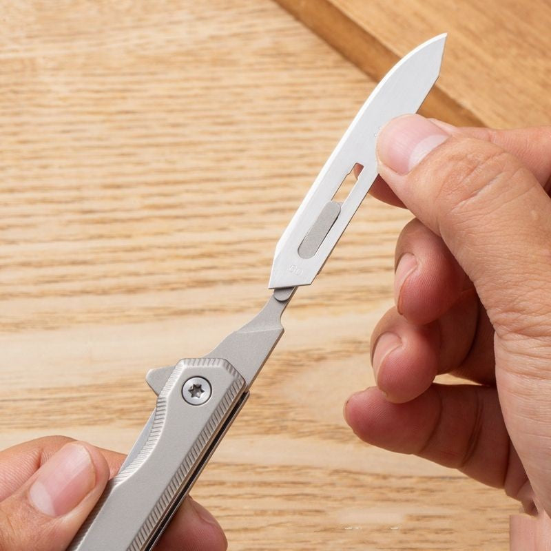 Titanium Alloy Art Knife Set for Carving and Crafting - Portable Gift